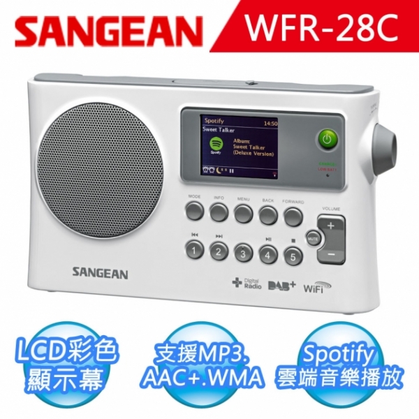 【SANGEAN】WiFi/USB 網路收音機 (WFR-28C)